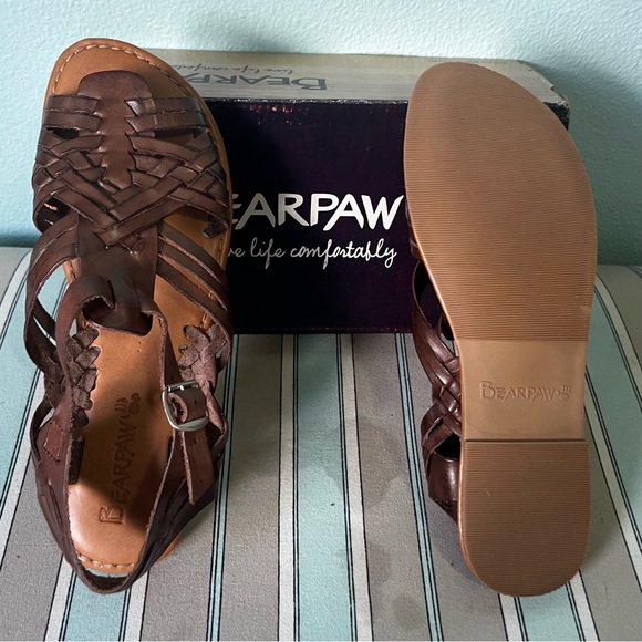 BearPaw: Bohemian Sandal in Dark Brown… NWT - Picture 2 of 6